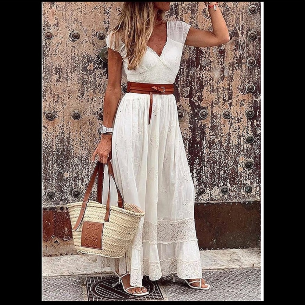 White dress